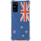 New Zealand Flag Distressed Galaxy S20 FE Clear Case